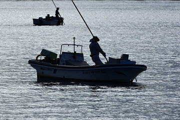 宍道湖のしじみ漁