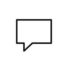 Naklejka premium Speech bubble vector icon. Message and chat symbol set. Empty or blank speak and text sing. Discussion and conversation logo. Isolated on white background.