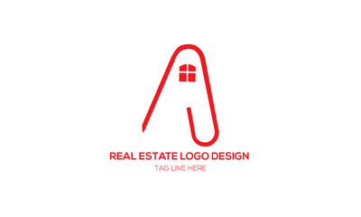 sign real estate logo design .