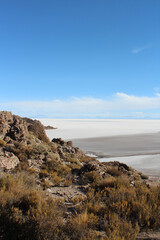 Fototapeta na wymiar Salzwüste Bolivien