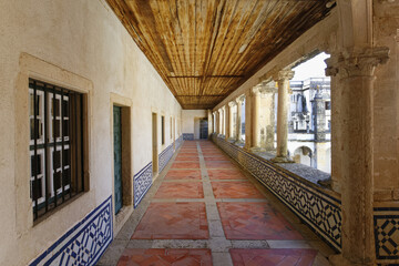 Hospedaria cloister, Castle and Convent of the Order of Christ, Tomar, Santarem district, Portugal