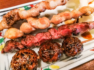 博多の焼鳥盛合せ