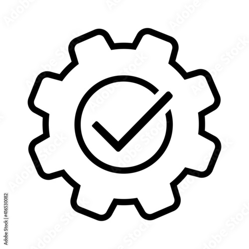 Production Vector Icon Set Efficiency Illustration Sign Collection Operational Excellence Logo Process Symbol Wall Mural Denys