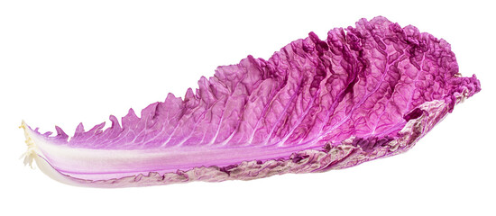 Cabbage kimch isolated on white background with clipping path