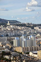 a beautiful aerial panoramic view of Algiers city 