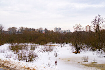 river in winter