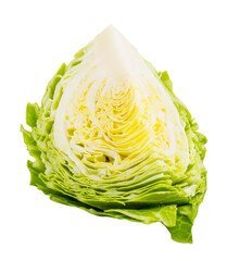 Fototapeta premium Cabbage isolated on white background with clipping path