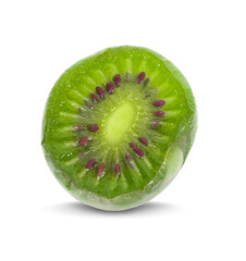 mini kiwi baby fruit an isolated on background