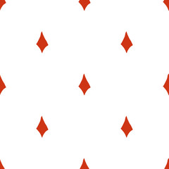 Card game signal seamless pattern. Play polka dot texture, abstract background. 