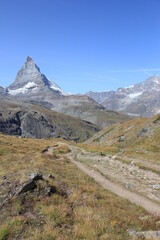 Fototapeta na wymiar Mt. Matterhorn in Zermatt, Switzerland.