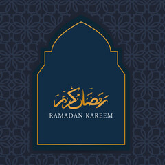 Beautiful Ramadan Kareem celebration  greeting card design 1442 H. 2021 years. Muslim Celebration . Ramadan Kareem arabic, lantern, moon