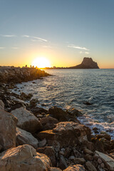 Fototapeta premium Marina PortBlanc, Calpe, Spain