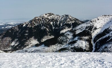 The peak Kominiarski Wierch (Kominy Tylkowe) in the Western Tatras in Poland. Nature Reserve. © gubernat