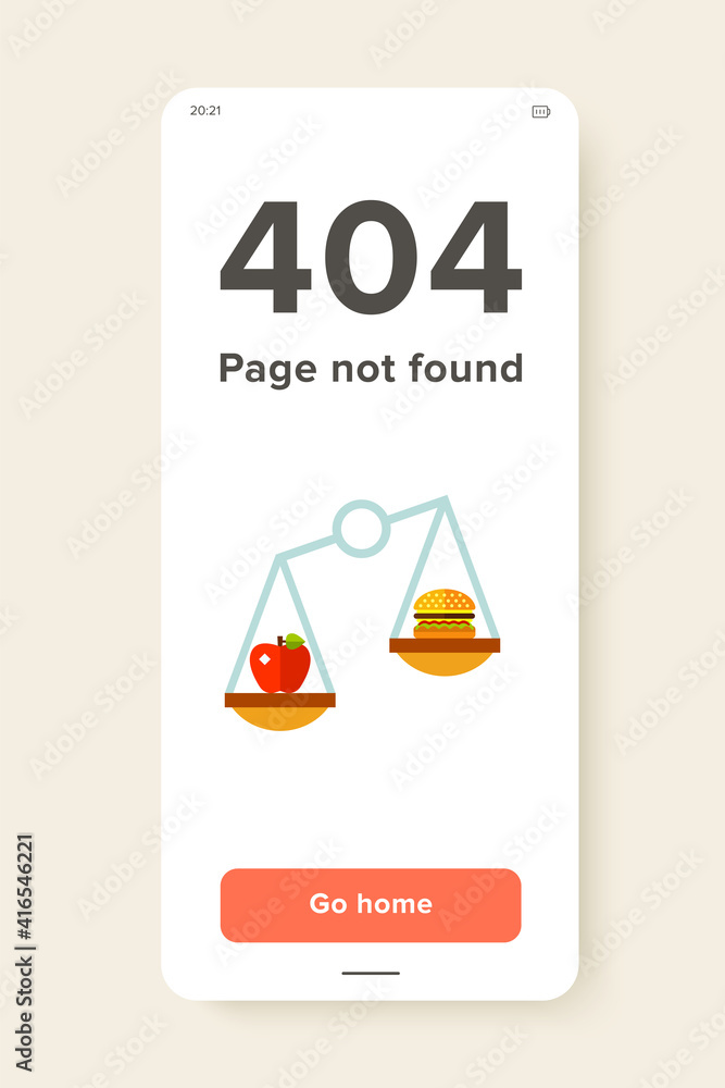 Aufkleber multicolored vector icon of balance with apple on one scale and hamburger on another representing nu