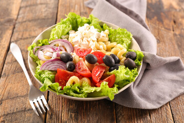 bowl of vegetable salad- health food