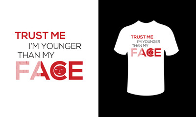 face fashion t-shirt design.