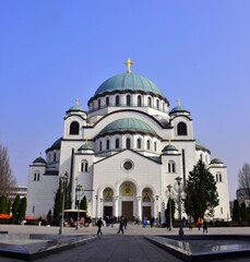 Temple of Saint Sava in Belgrade, Serbia