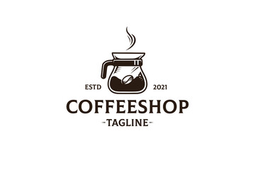 Coffee Shop Vector Logo Template