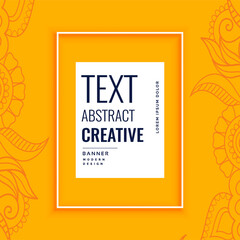 festival card with text space