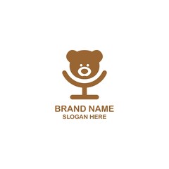Bear Podcast Logo design
