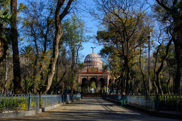 Kiosko Morisco en Santa María la rivera de la Ciudad de México 