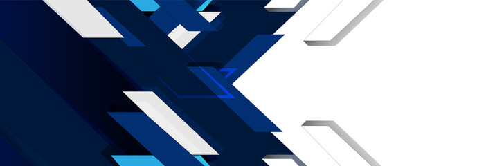 Abstract modern blue and white background