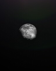Over stylized photo of the Moon.