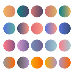 gradient color palette can directly copy and paste vector shapes