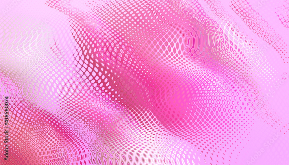 Poster abstract background. curve digital art on pink and creative lighting concept. copy space, minimal - 