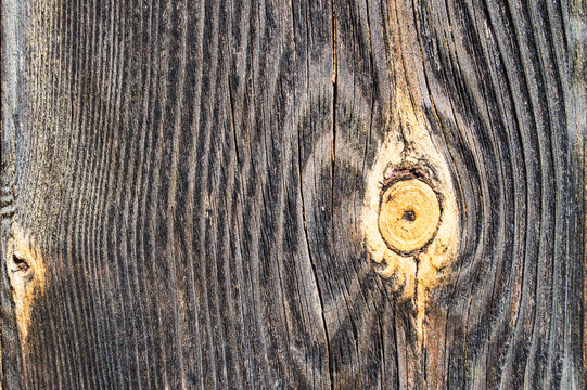 wooden plank with knothole,yellow
