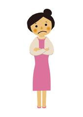 人物の素材。
パーティーのイメージイラスト。
フォーマルドレスの女性。