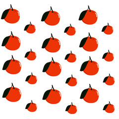 Orange Fruit design idea vector illustration, fruit seamless pattern, orange backround
Description86