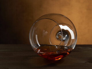 Glass of Cognac Or Brandy