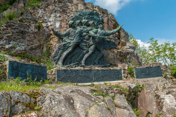 Obraz premium Ehemaliger Kriegsschauplatz Hartmannswillerkopf