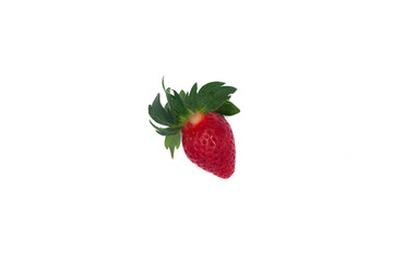 3D strawberry on a white background