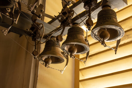 Dolyna, Ukraine: Carillon In The Goshiv Monastery, Greek Catholic Monastery Of The Order Of St. Basil The Great In The Village Of Goshov, Dolyna District, Ivano-Frankivsk Region.