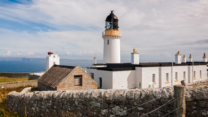 Lighthouse north coast of scotland nc500 dunnet head