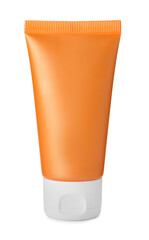 Tube of luxury cosmetic product isolated on white