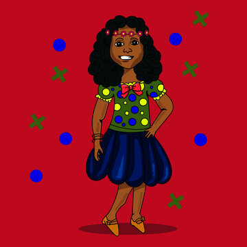 African girl