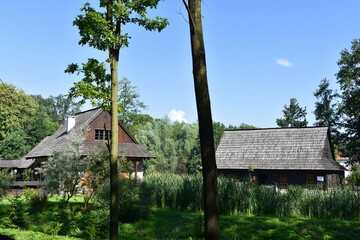 Pszczyna Skansen, budownictwo ludowe, zabytkowy, © Albin Marciniak