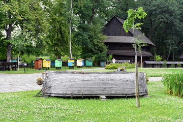 Pszczyna Skansen, budownictwo ludowe, zabytkowy, © Albin Marciniak