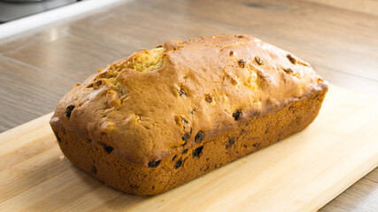 delicious dried fruit cake sliced