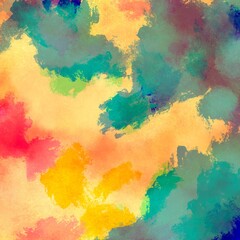 Abstract textured watercolor background with brush strokes.