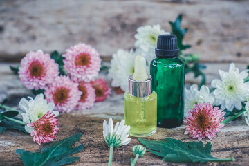 spa still life with oils