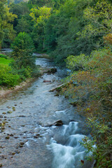Río Miera, Liérganes, Comarca Trasmiera, Cantabria, España