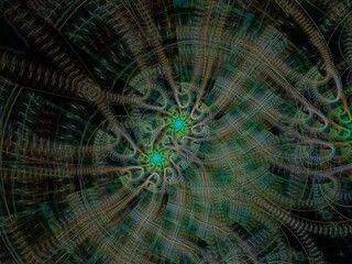 Imaginatory fractal background Image