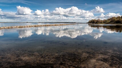 Idylle  am Grevelingenmeer in der Provinz Zeeland