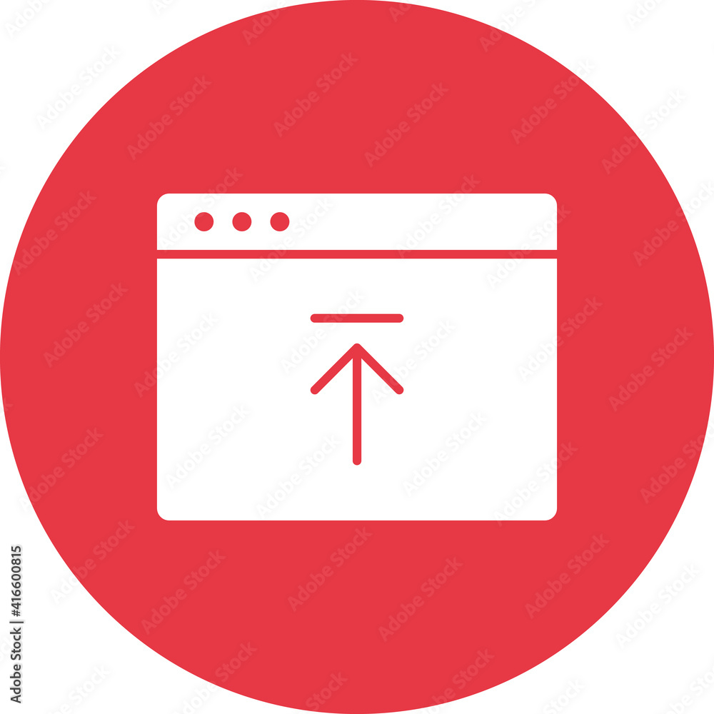Poster browser upload icon