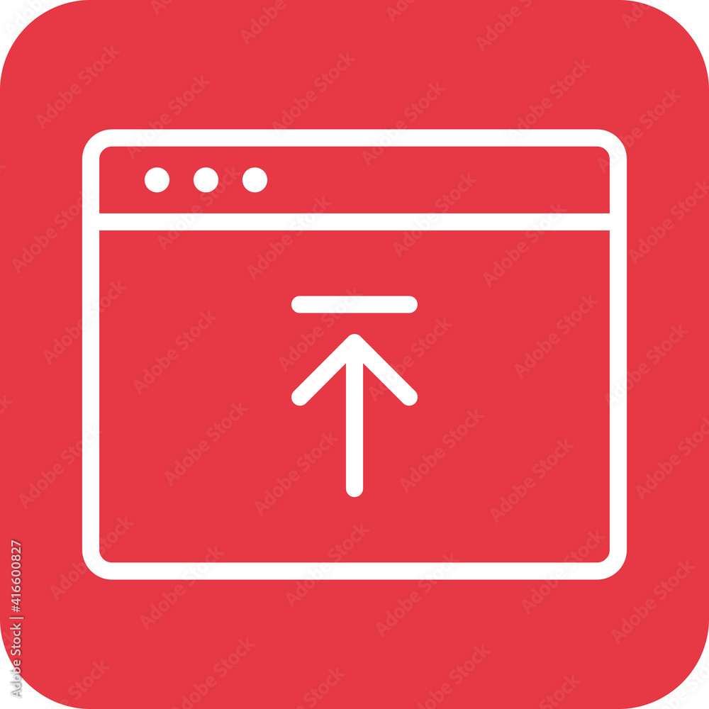 Poster browser upload icon