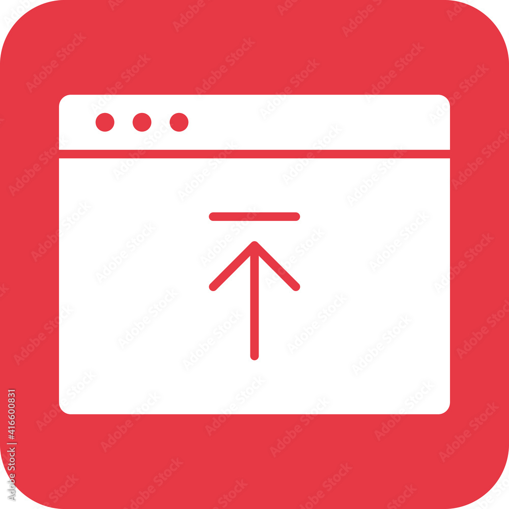 Poster browser upload icon